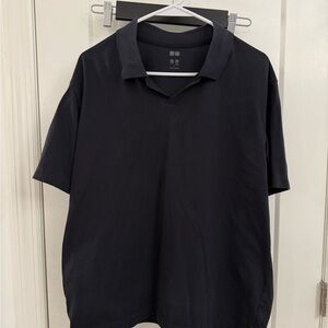 Uniqlo Mens Navy Skipper Polo